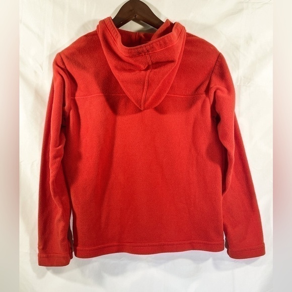 Patagonia Fleece Womens Long Sleeve Hoodie Outdoor Orange Size Small - Picture 2 of 7